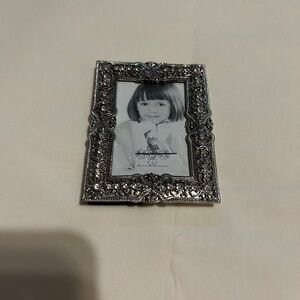 Green Tree Gallery 2x3 Silver Picture Frame with Rhinestones